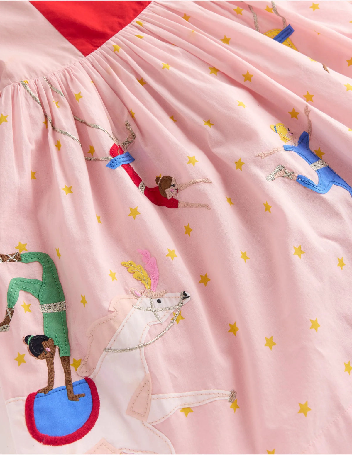 Zadie Applique Back Dress-Circus Acrobats