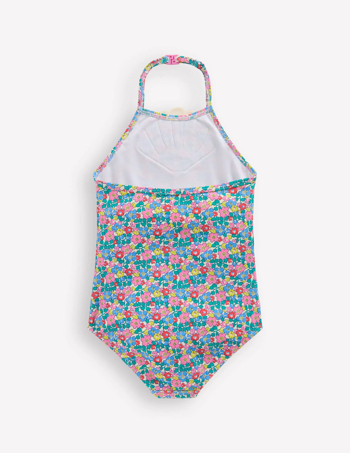 Ellery Fun Logo Swimsuit-Multi Flowerbed Shell