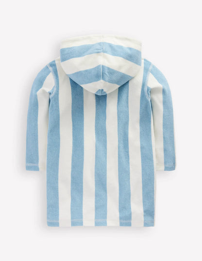Mara Towelling Throw-On-Caribbean Blue Mermaid