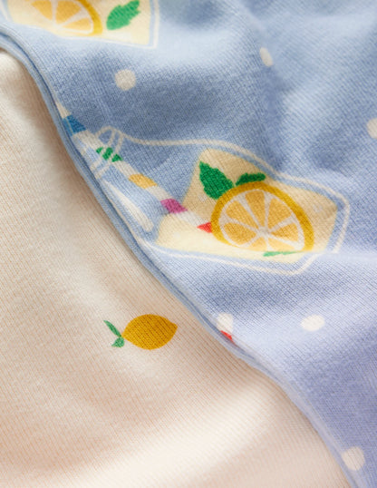 Twin Pack Short Pyjamas-Lemonade Mix