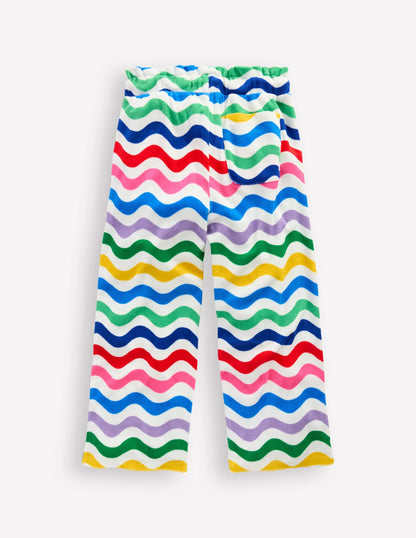 Towelling Pants-Multi Wave