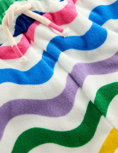 Towelling Pants-Multi Wave