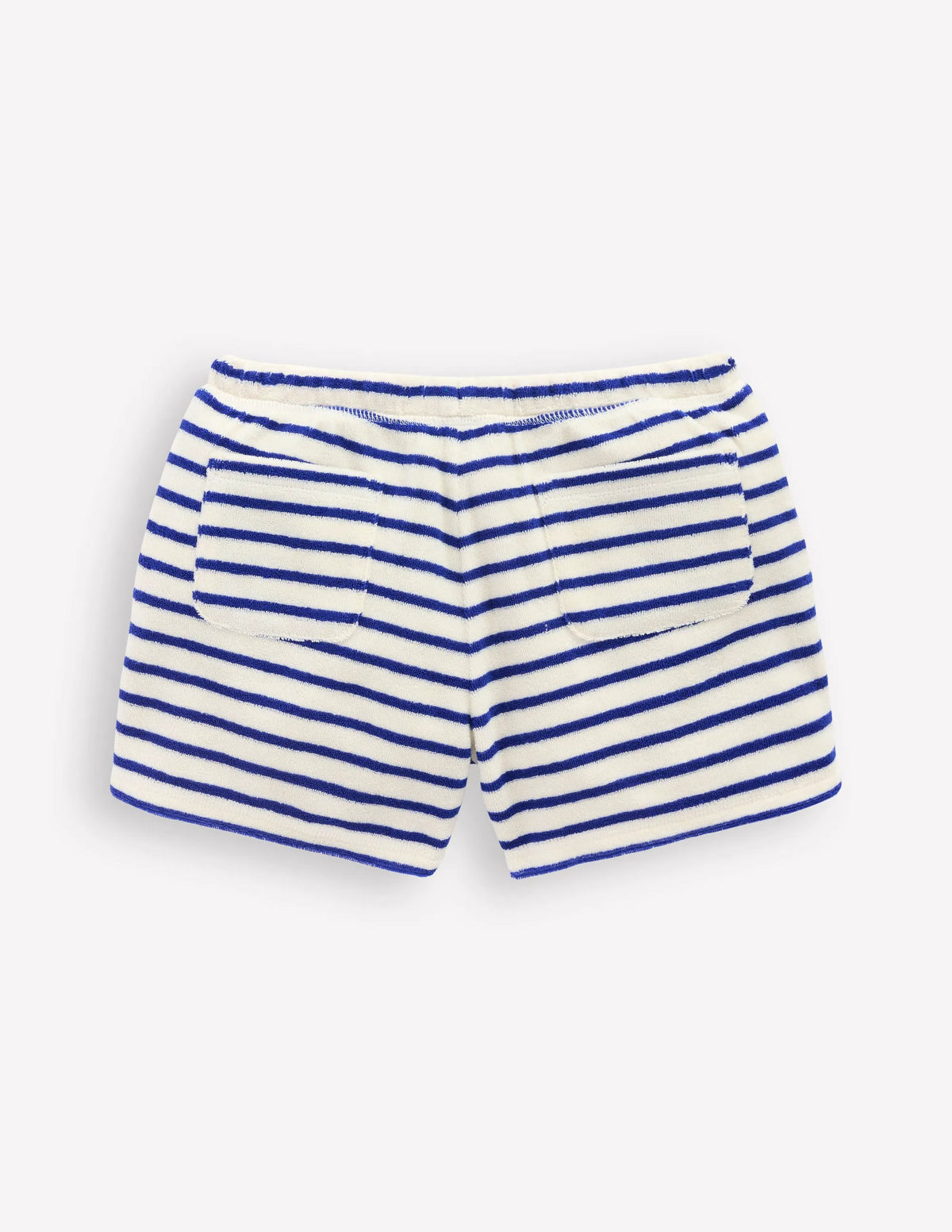 Printed Towelling Short-Soft Ivory/Bright Blue Sea