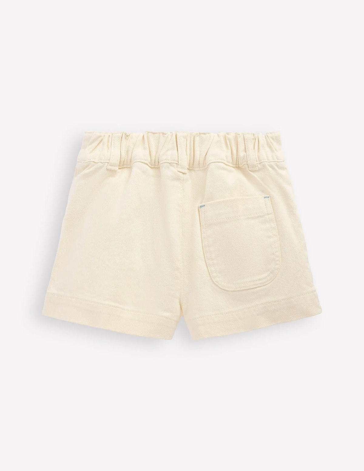 Patch Pocket Shorts-Vanilla White