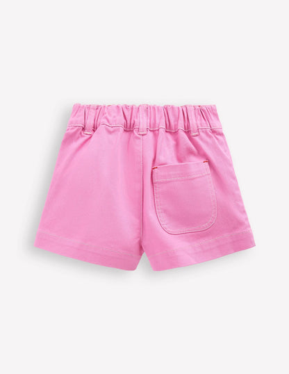Patch Pocket Shorts-Vintage Mauve