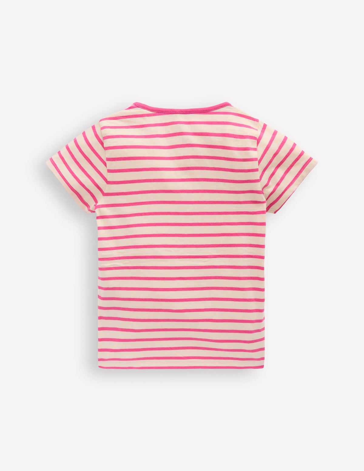 Short Sleeve Appliqué T-shirt-Rose Petal Pink Cheetah