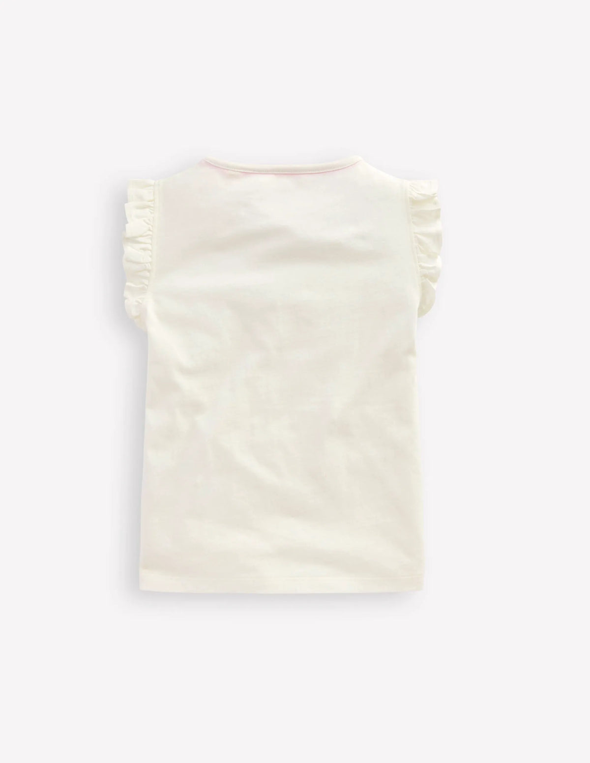 Flutter Short Sleeve T-shirt-Ivory Birds
