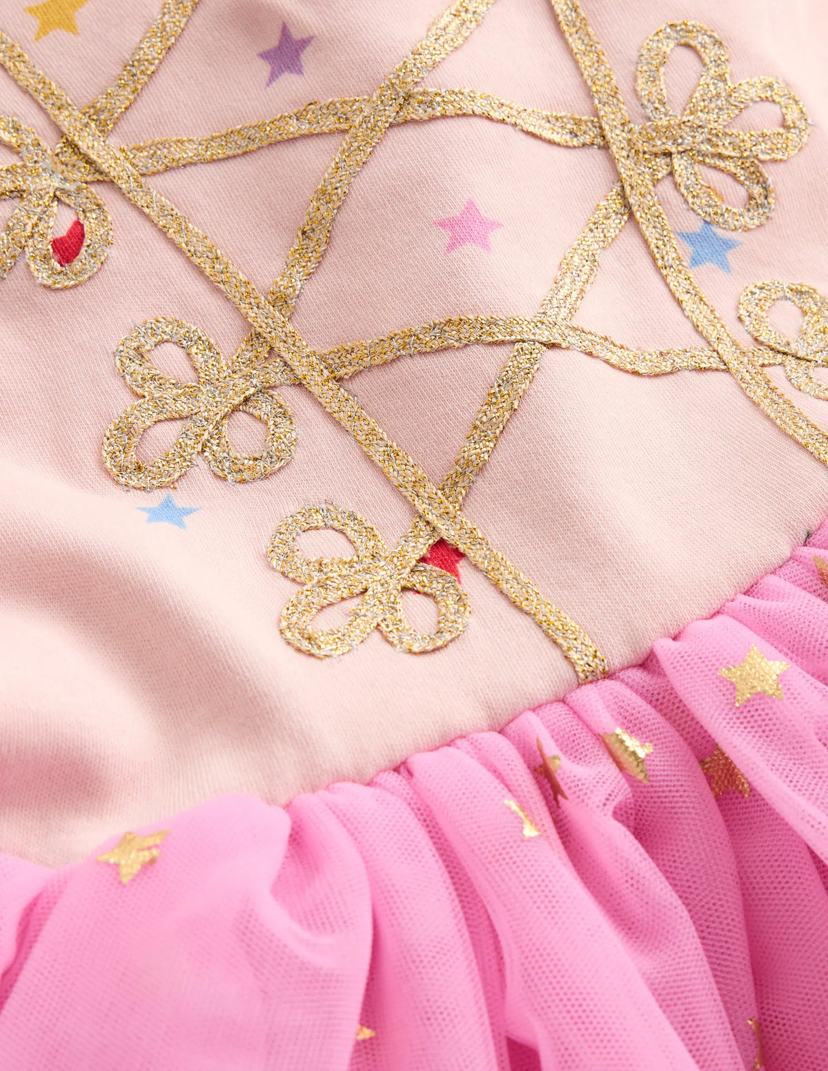 Magical Tutu-Vintage Mauve Foil Stars