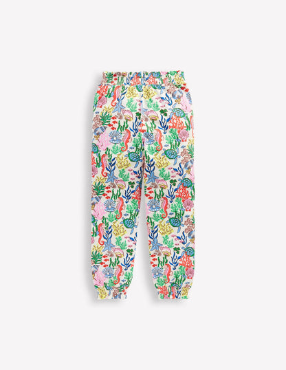 Vacation Pants-Multi Coral Cove