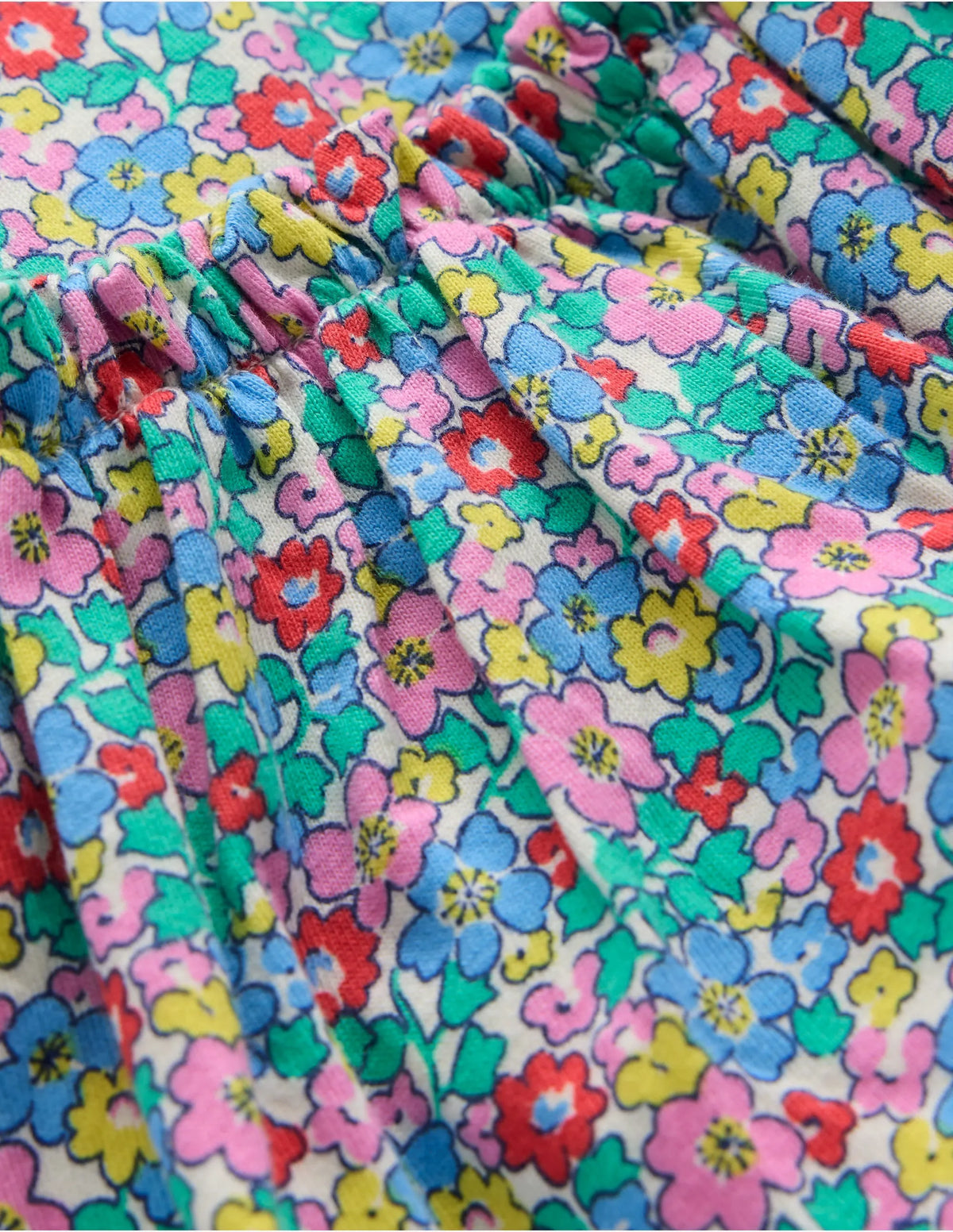 Jersey Midi Skirt-Multi Flowerbed