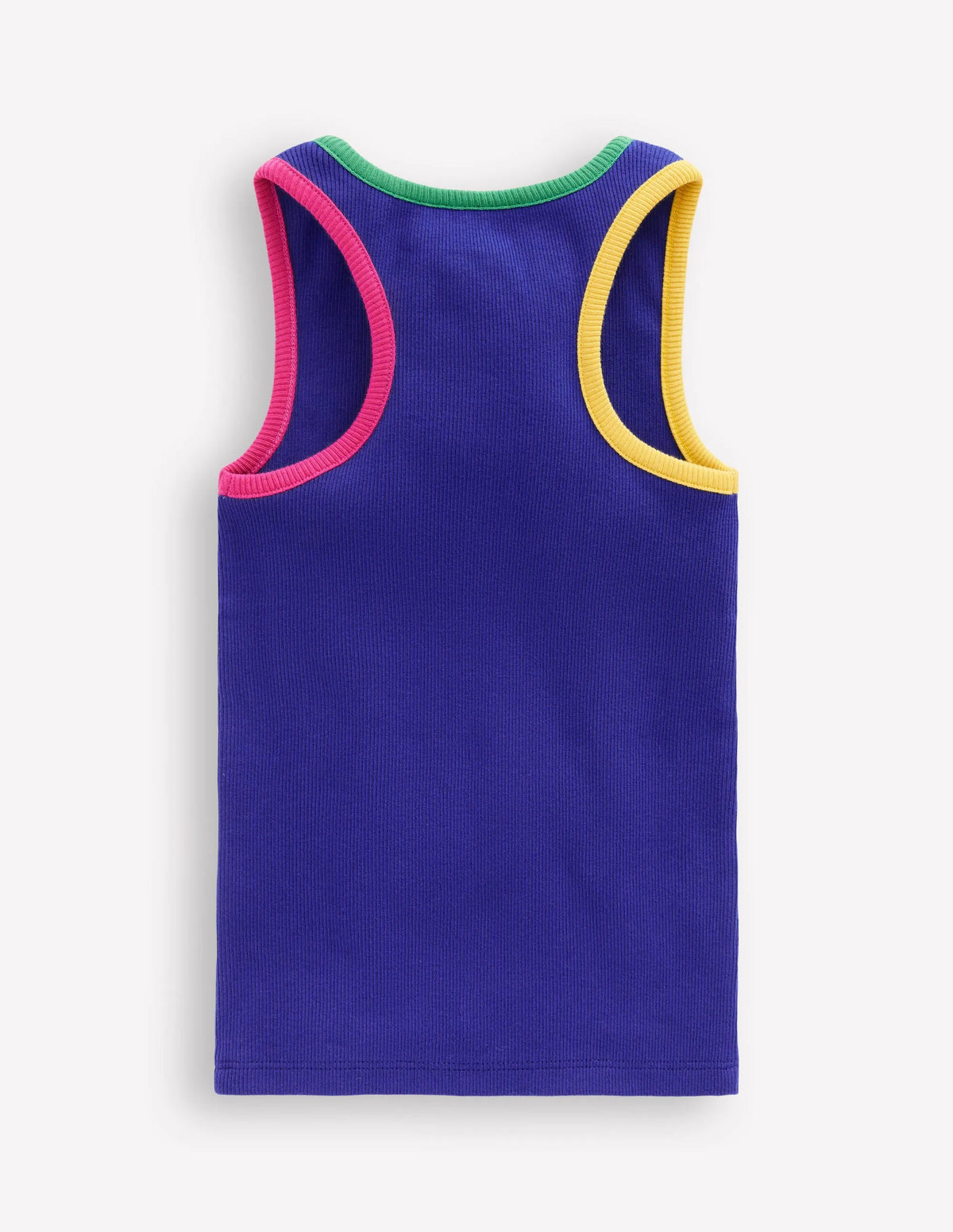 Racerback Ribbed Vest-Bright Blue