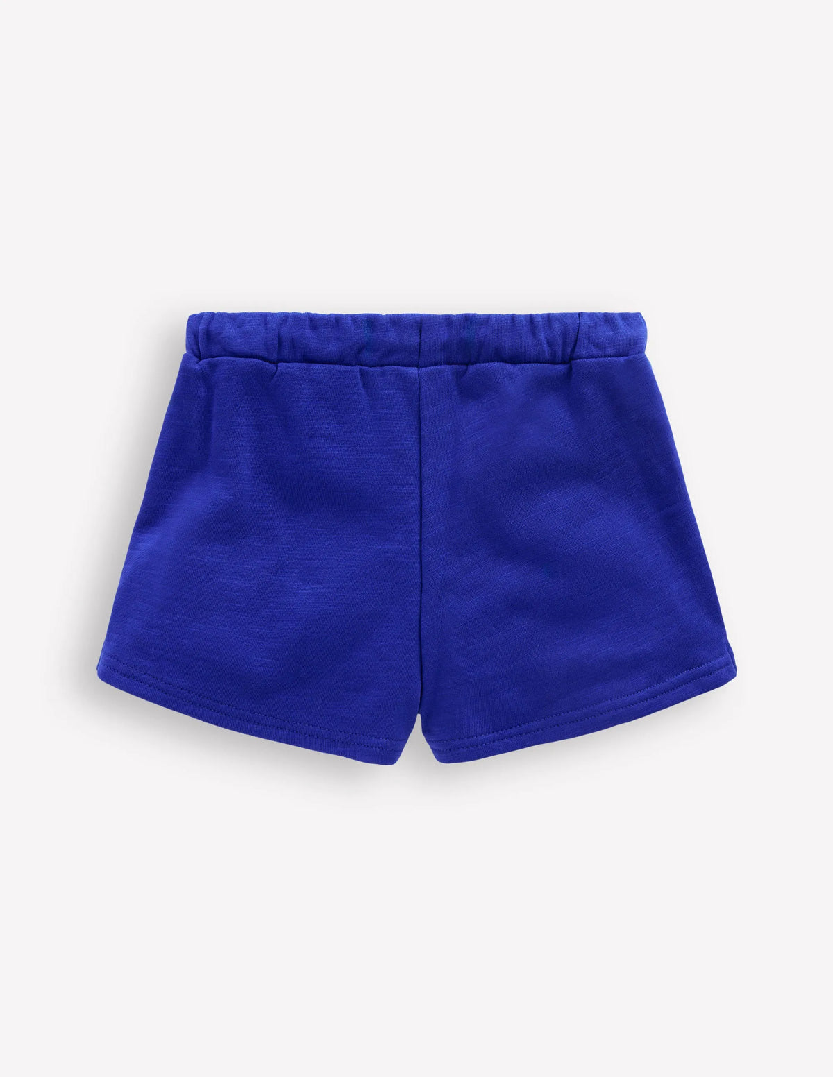 Pom Trim Jersey Short-Bright Blue