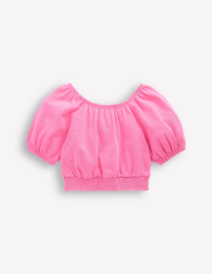 Bubble Top-Rose Pink
