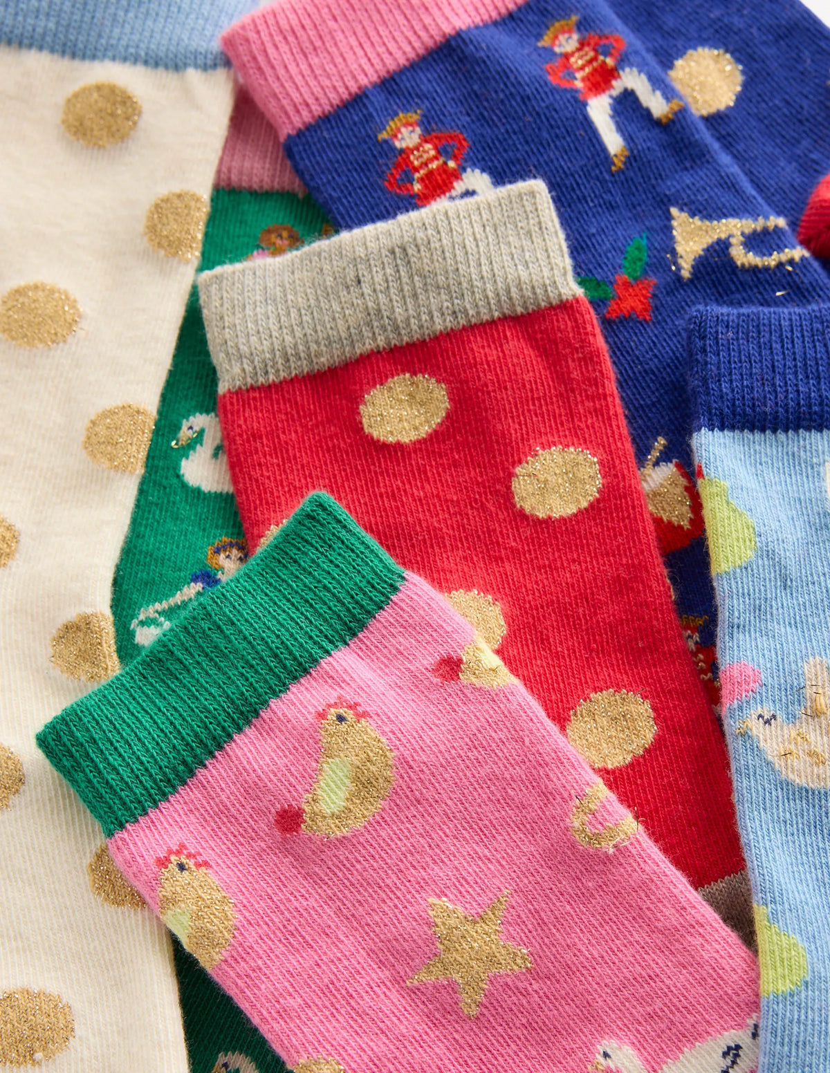 7-pack Socks-12 Days of Christmas