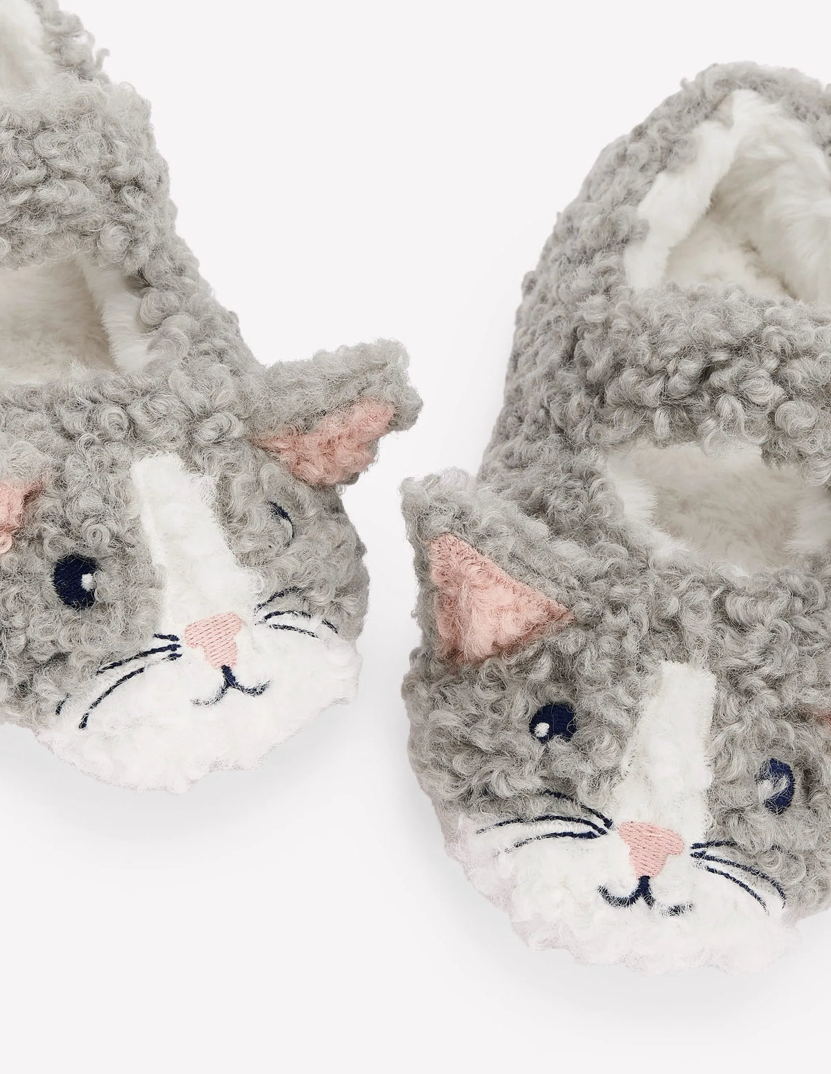 Mary Jane Slippers-Grey Cat
