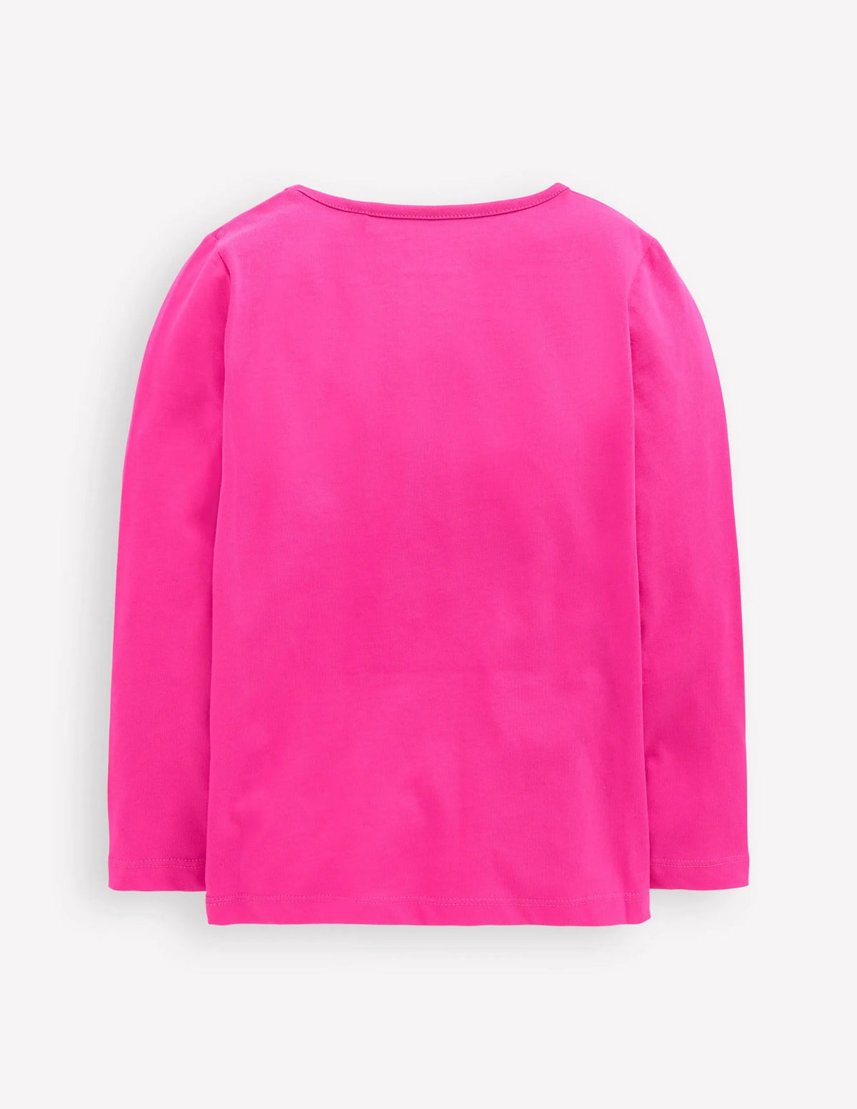 Long Sleeve Riso T-Shirt-Raspberry Pink Unicorns