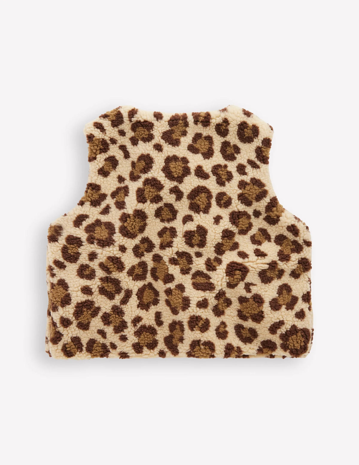 Relaxed Borg Gilet-Leopard