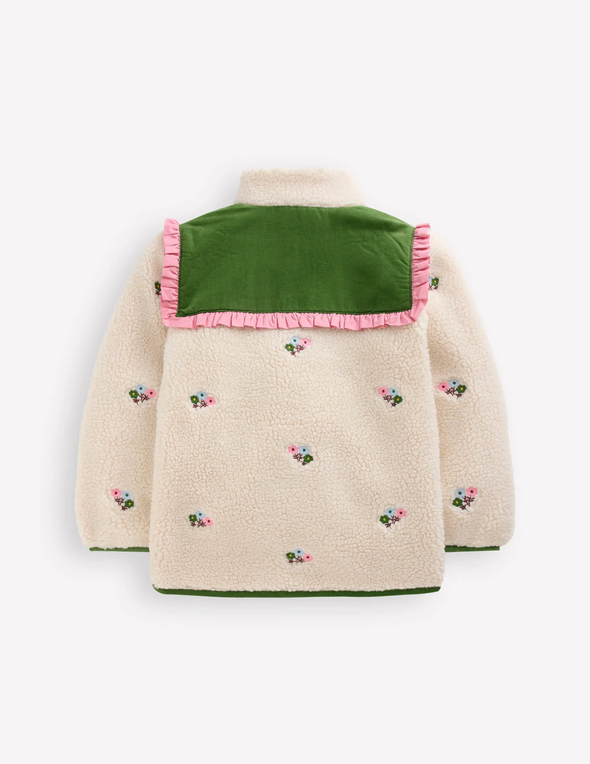 Pretty Borg Mix Jacket-Soft Ivory Embroidered