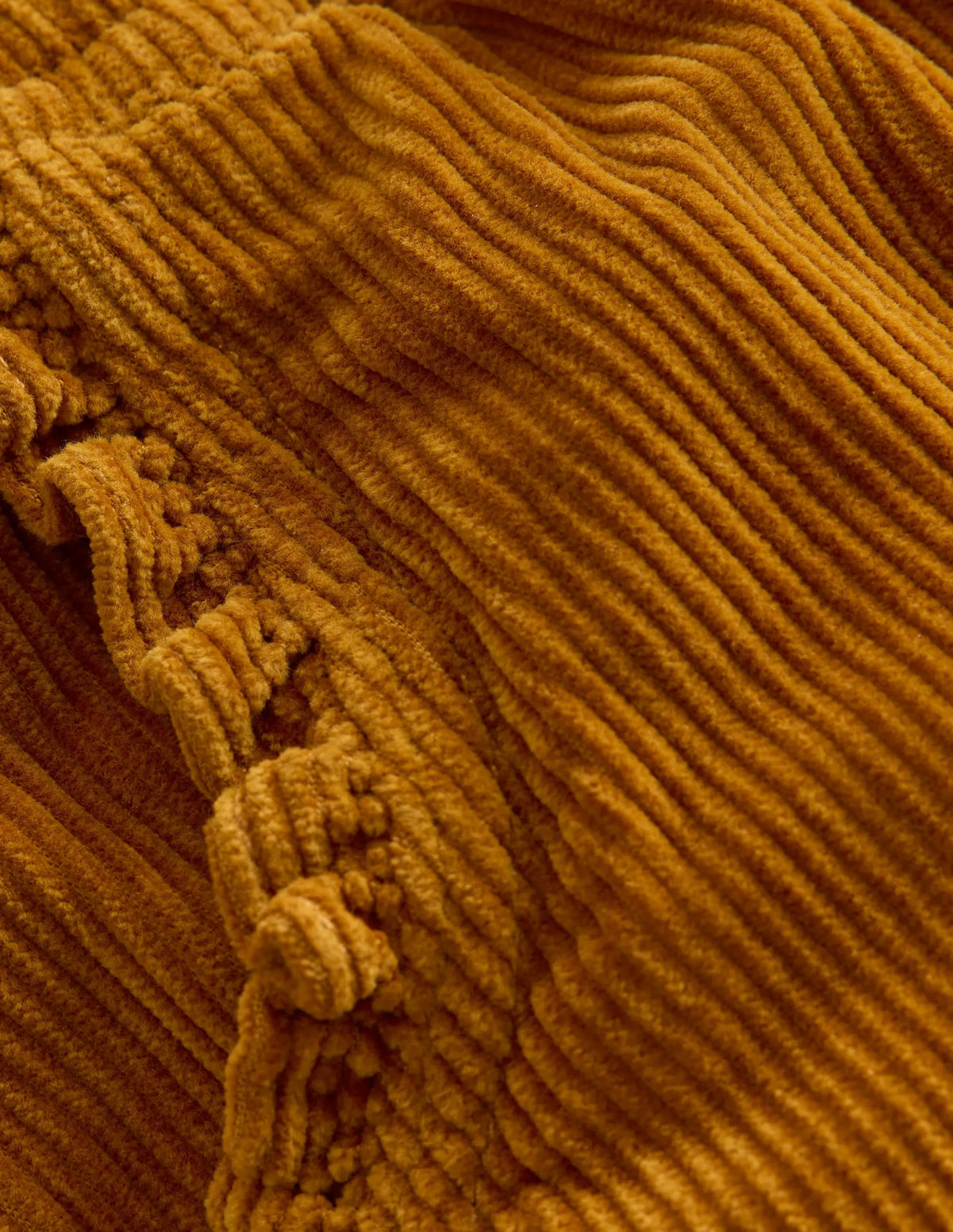 Relaxed Cord Pants-Toffee Brown