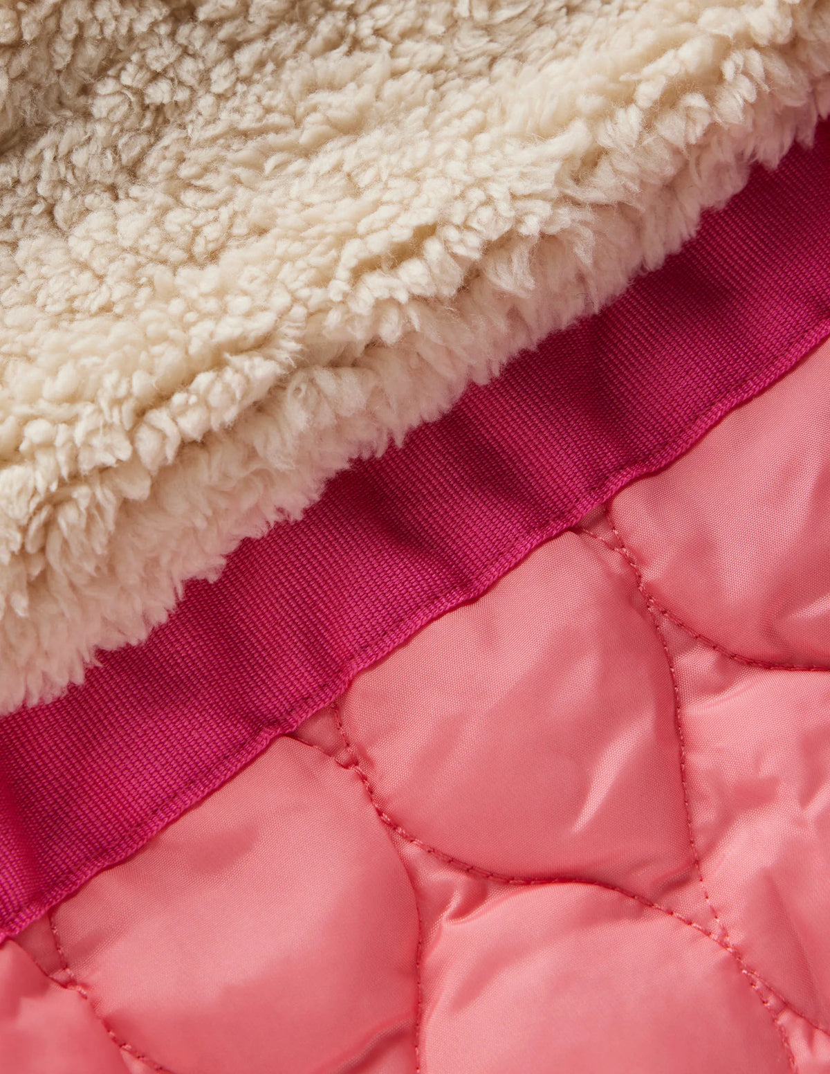Joni Quilted Parka Coat-Blue Flower Meadow