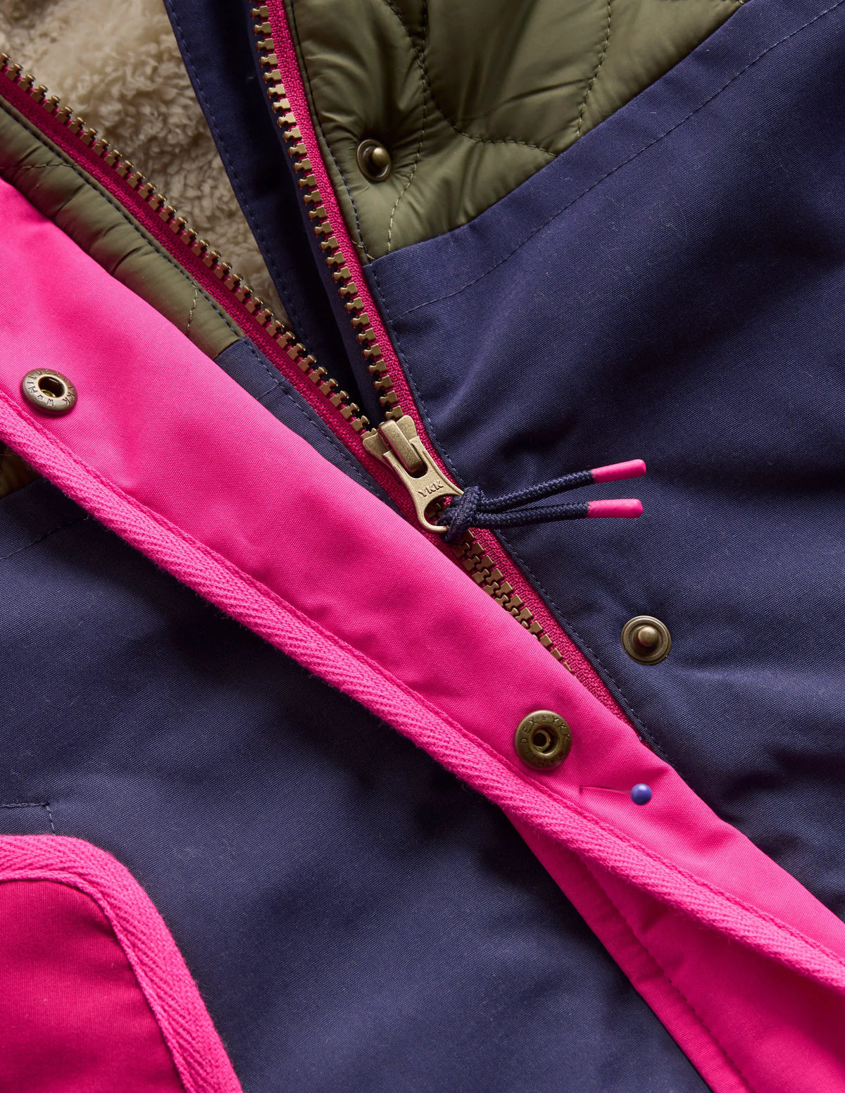Joni Quilted Parka Coat-Multi
