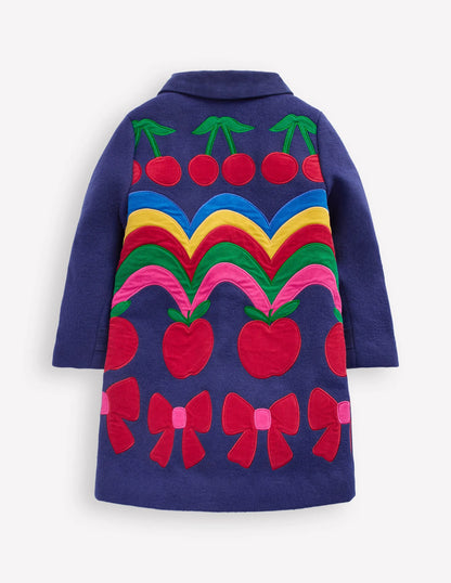 Wow Smart Coat-Starboard Blue Cherry Rainbow