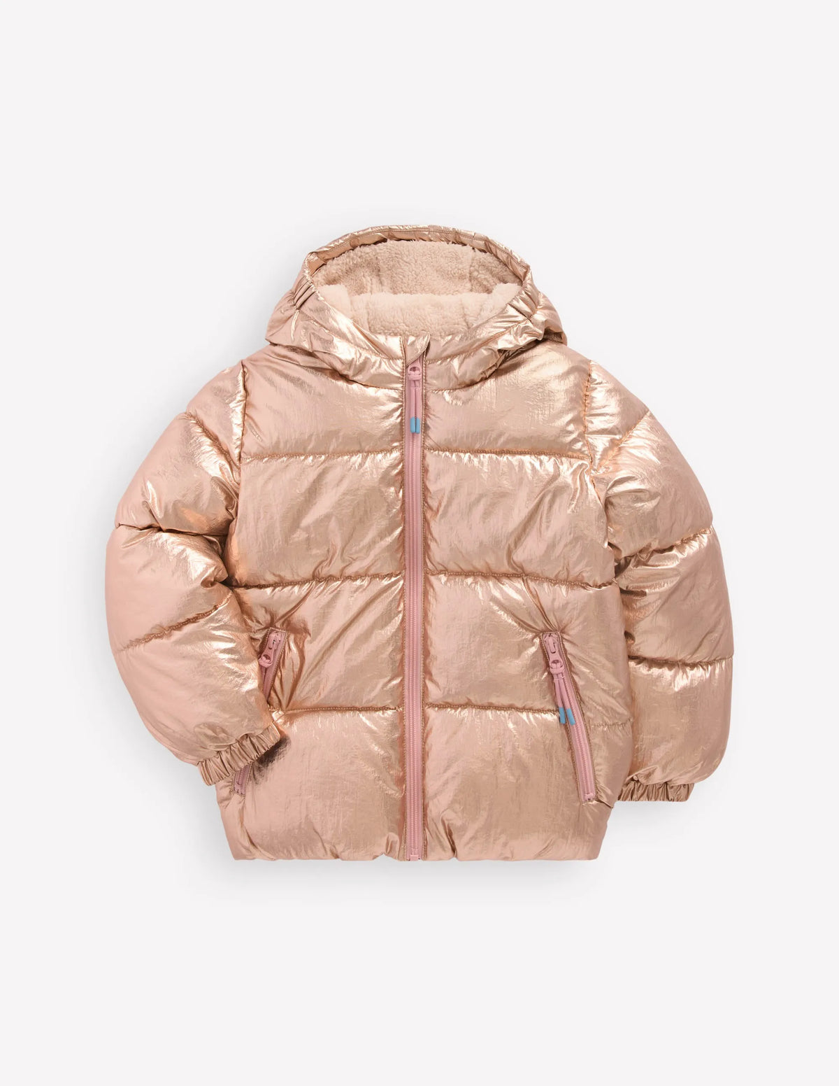 Fun Padded Coat-Gold