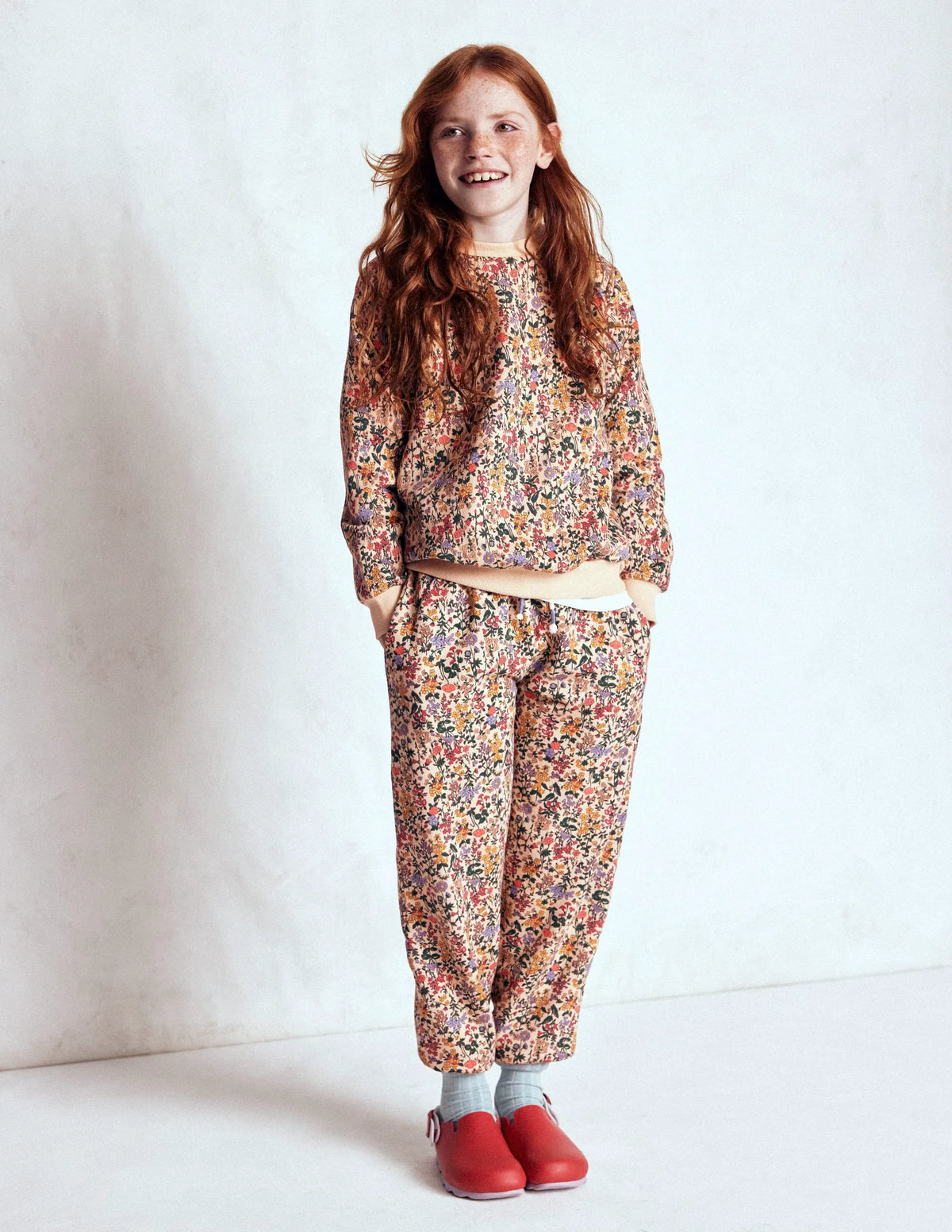 Relaxed Printed Sweatshirt-Ditsy Floral