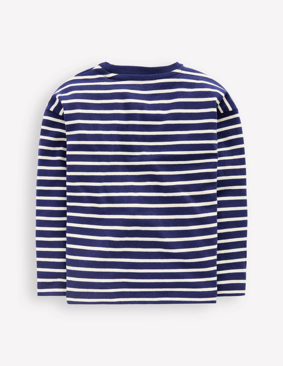 Long Sleeve Relaxed Breton-Navy/Ivory