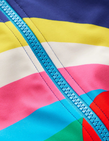 Long-sleeved Swimsuit-Rainbow Heart