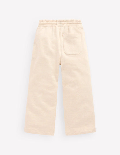 Bobbie Appliqué Sweatpants-Ivory Rainbows