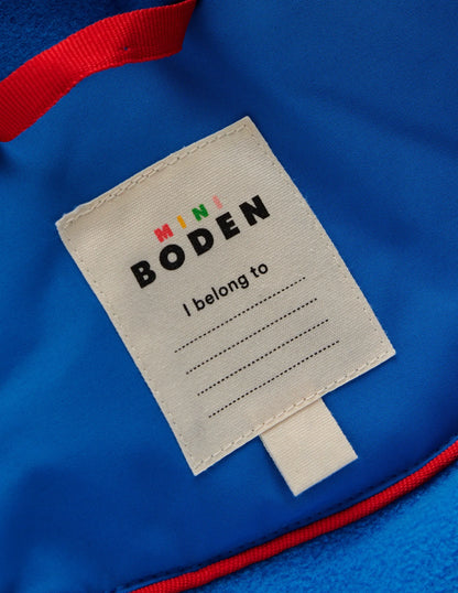 All-Weather Waterproof Coat-Multi Rainbow Stripe