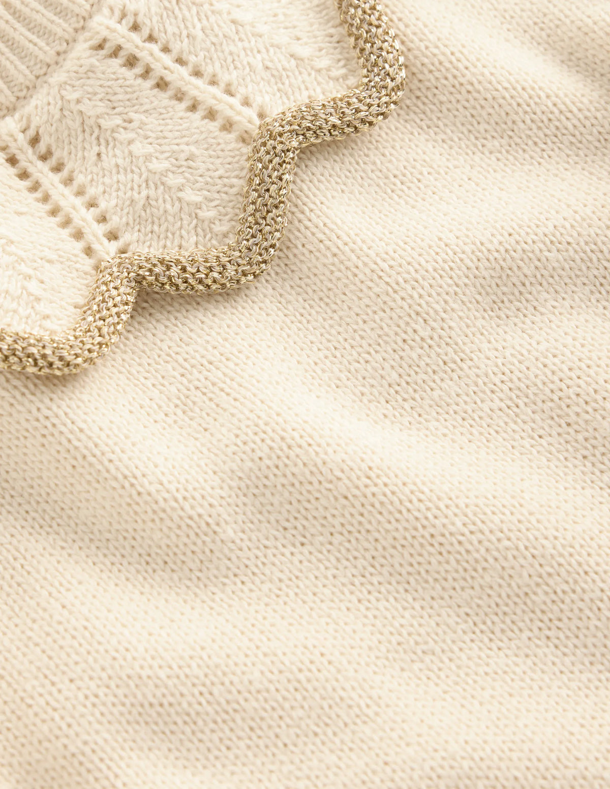 Pretty Collared Knitted Dress-Soft Ivory