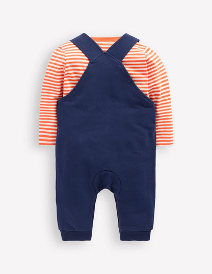 Jersey Overalls Set-Navy Blue Ghosts