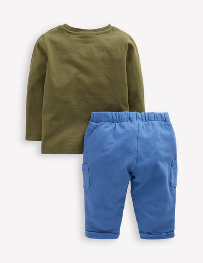 Jersey Overalls Play Set-Green Spider
