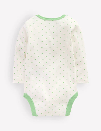 5-pack Bodies-Multi Ivory Spot/Stripe