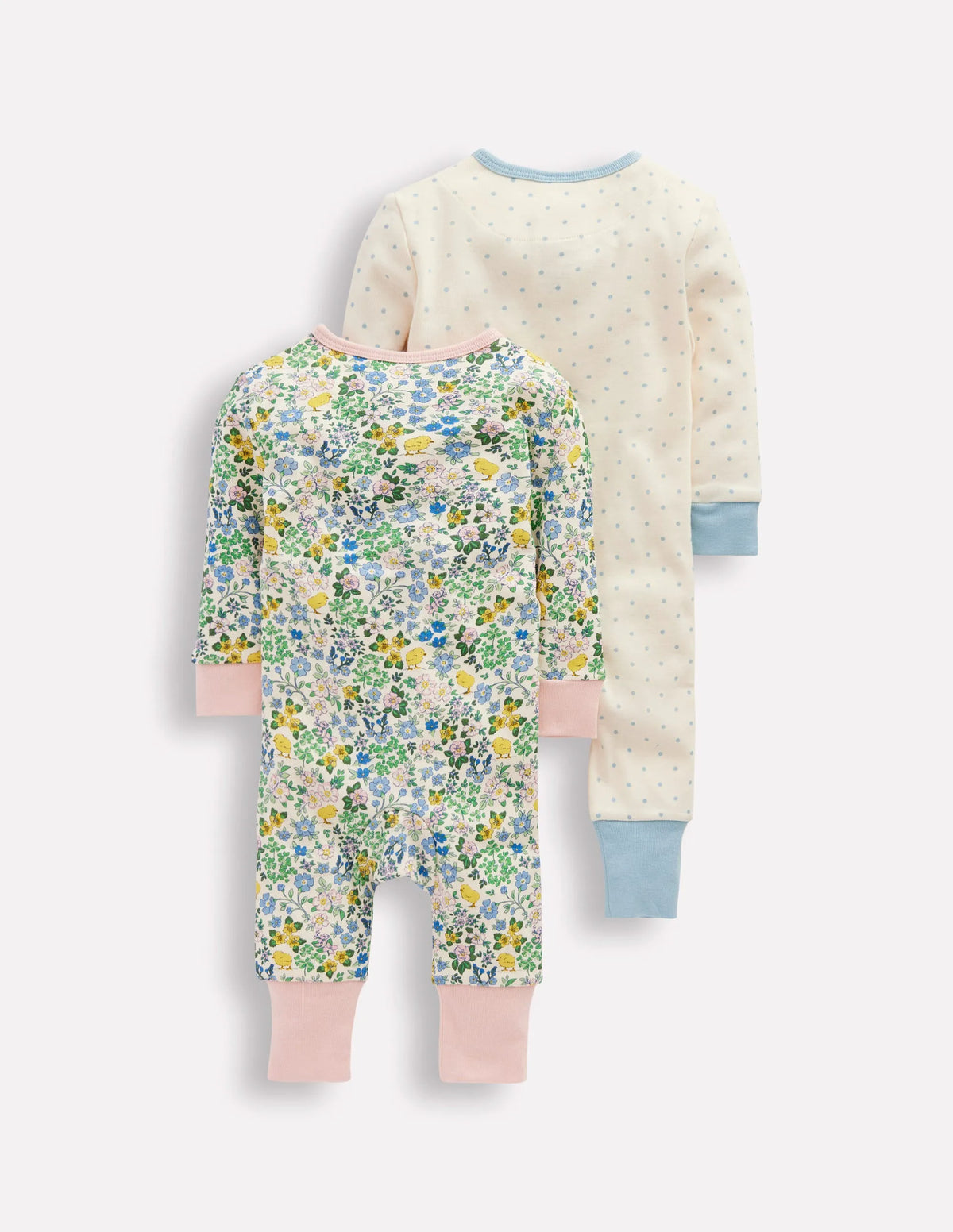 Twin Pack Rompers-Chick Floral