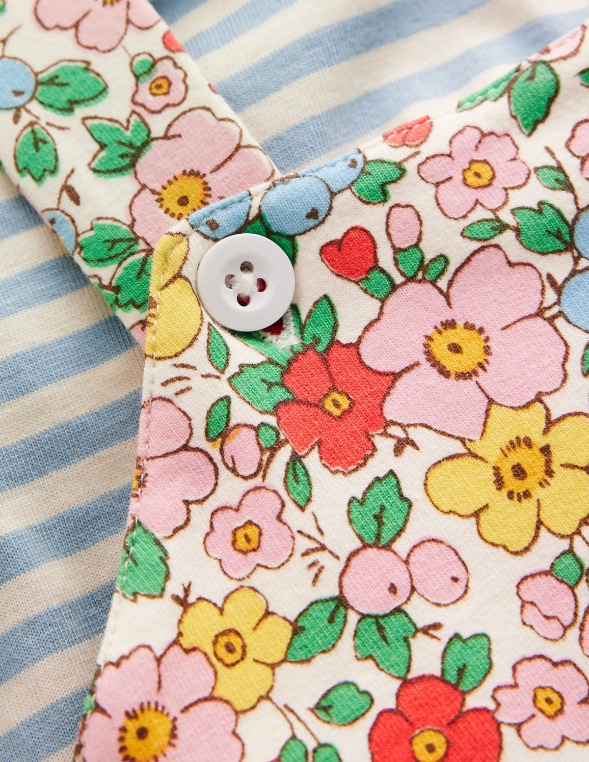Jersey Overalls Set-Eggnog Apple Blossom