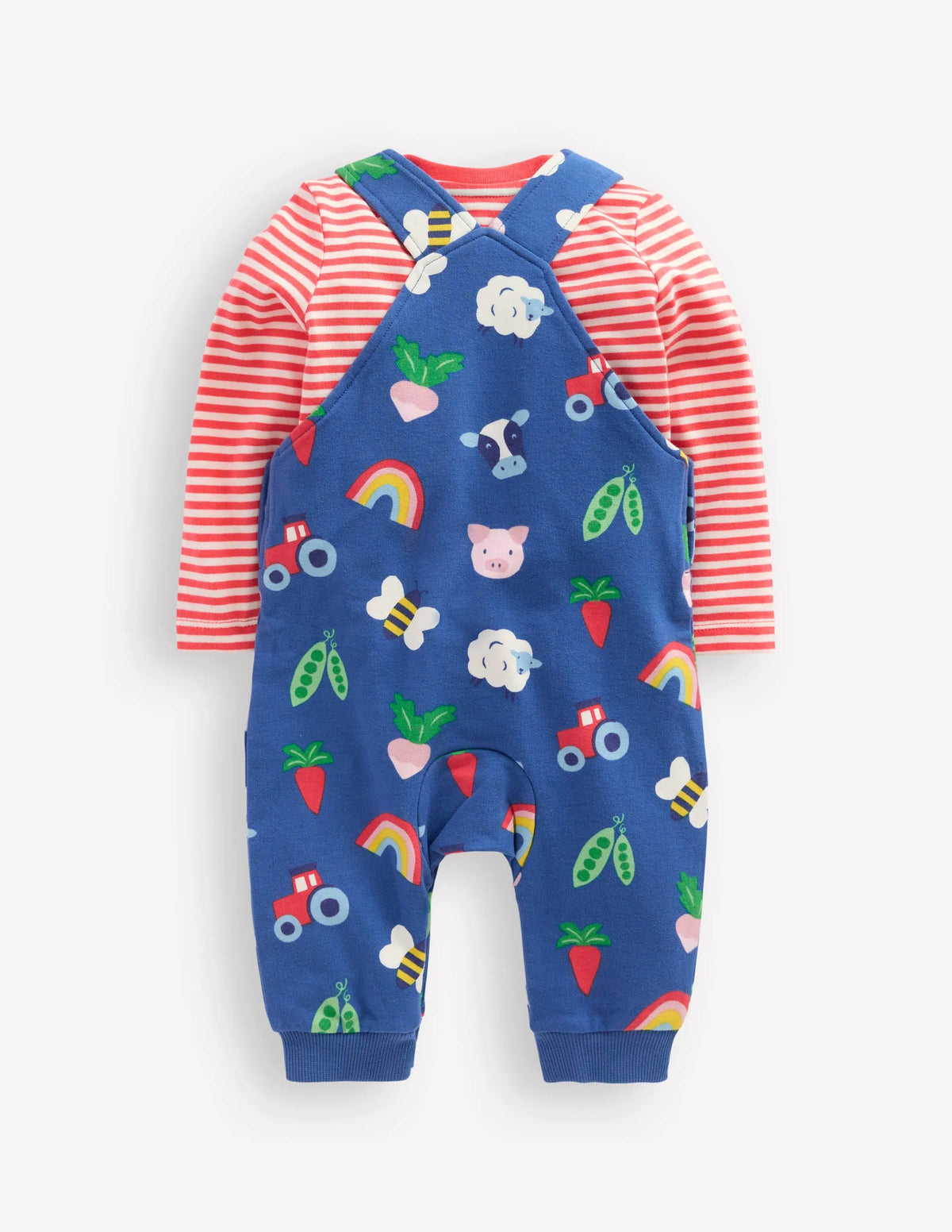Jersey Overalls Set-Delft Rainbow Farm
