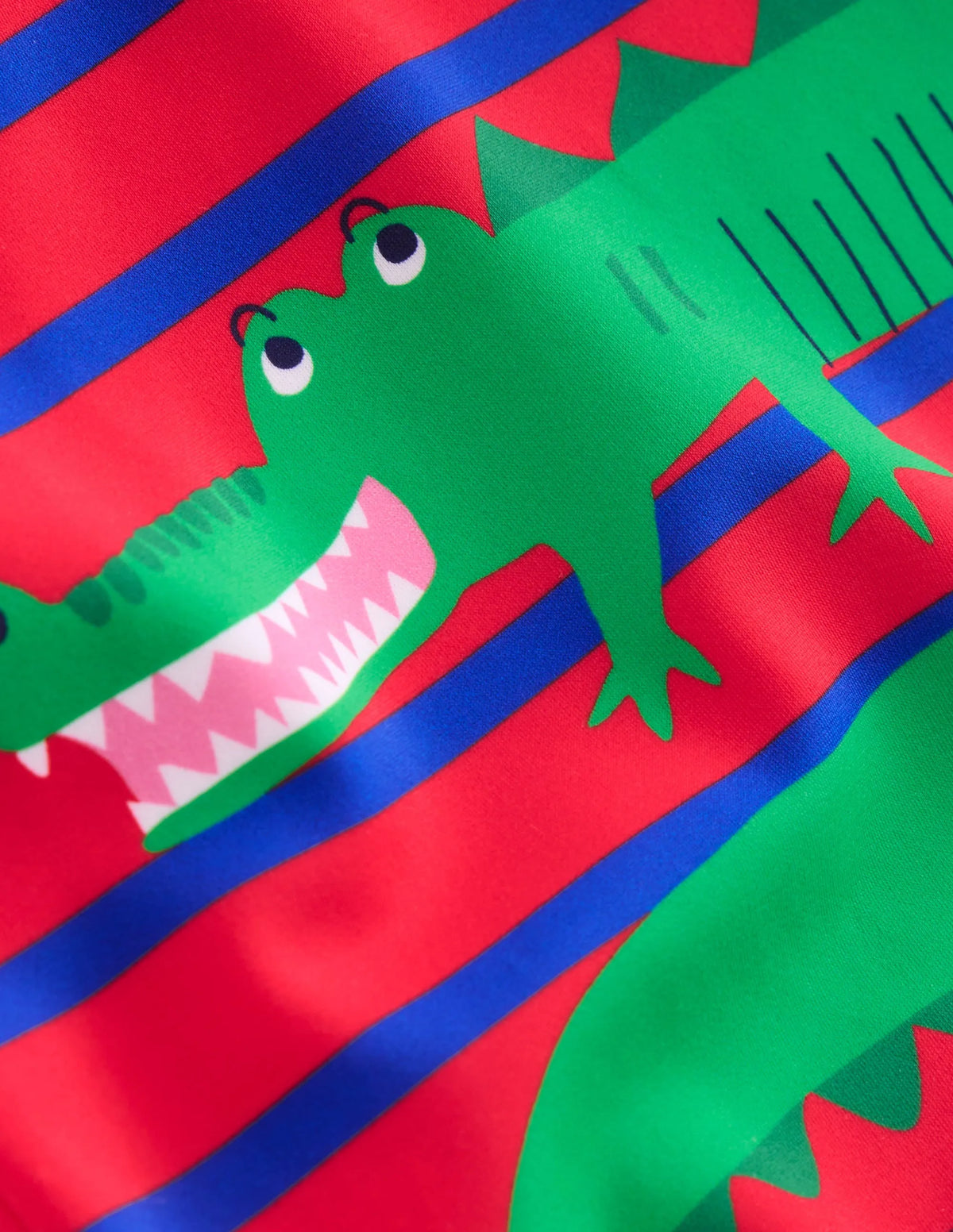 Fun Rash Vest Set-Gallery Blue/Poppy Red Croc
