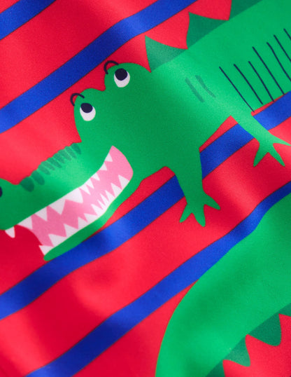 Fun Rash Vest Set-Gallery Blue/Poppy Red Croc