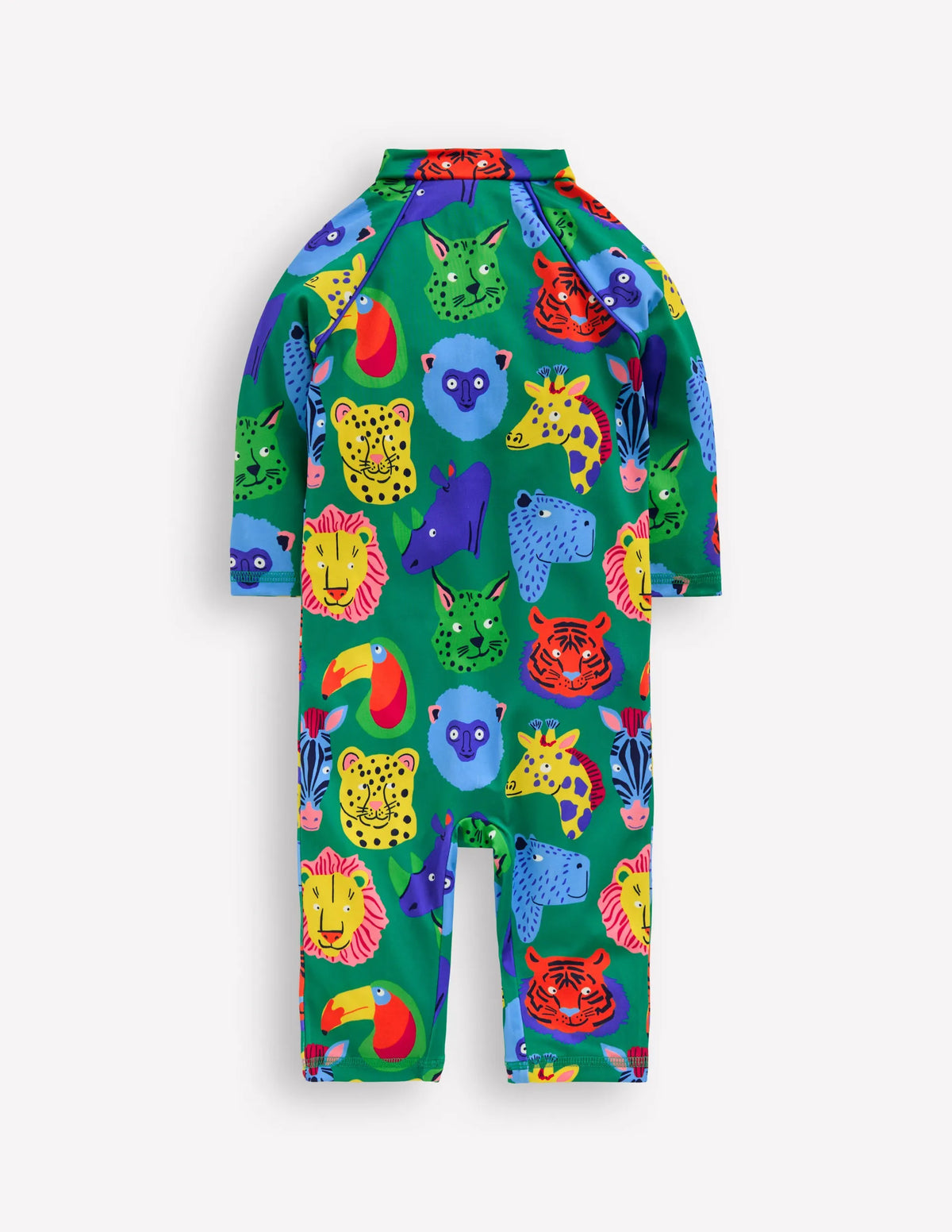 Fun Sun Safe Surfsuit-Multi Animal Faces