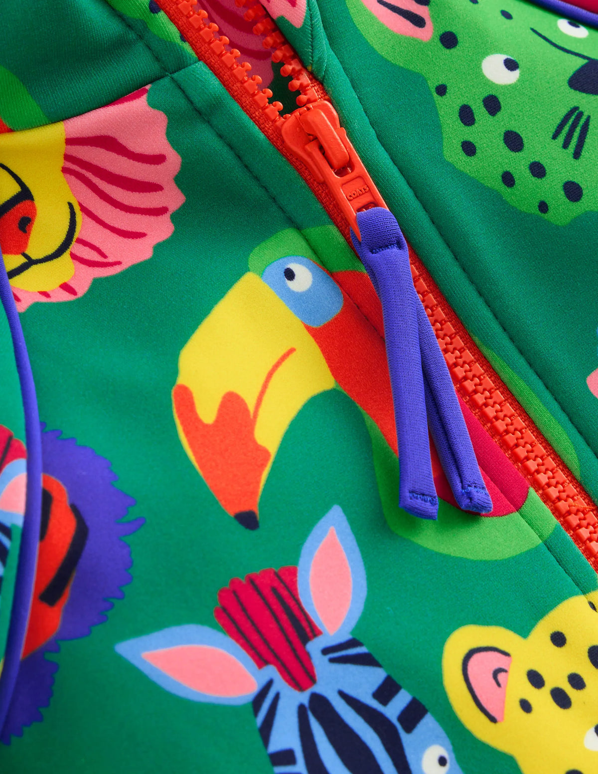 Fun Sun Safe Surfsuit-Multi Animal Faces