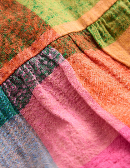 Woven Play Set-Multi Check