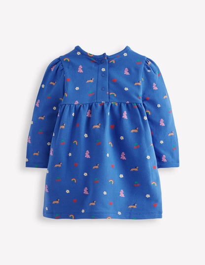 Sweatshirt Dress-Bluejay Small Parisien