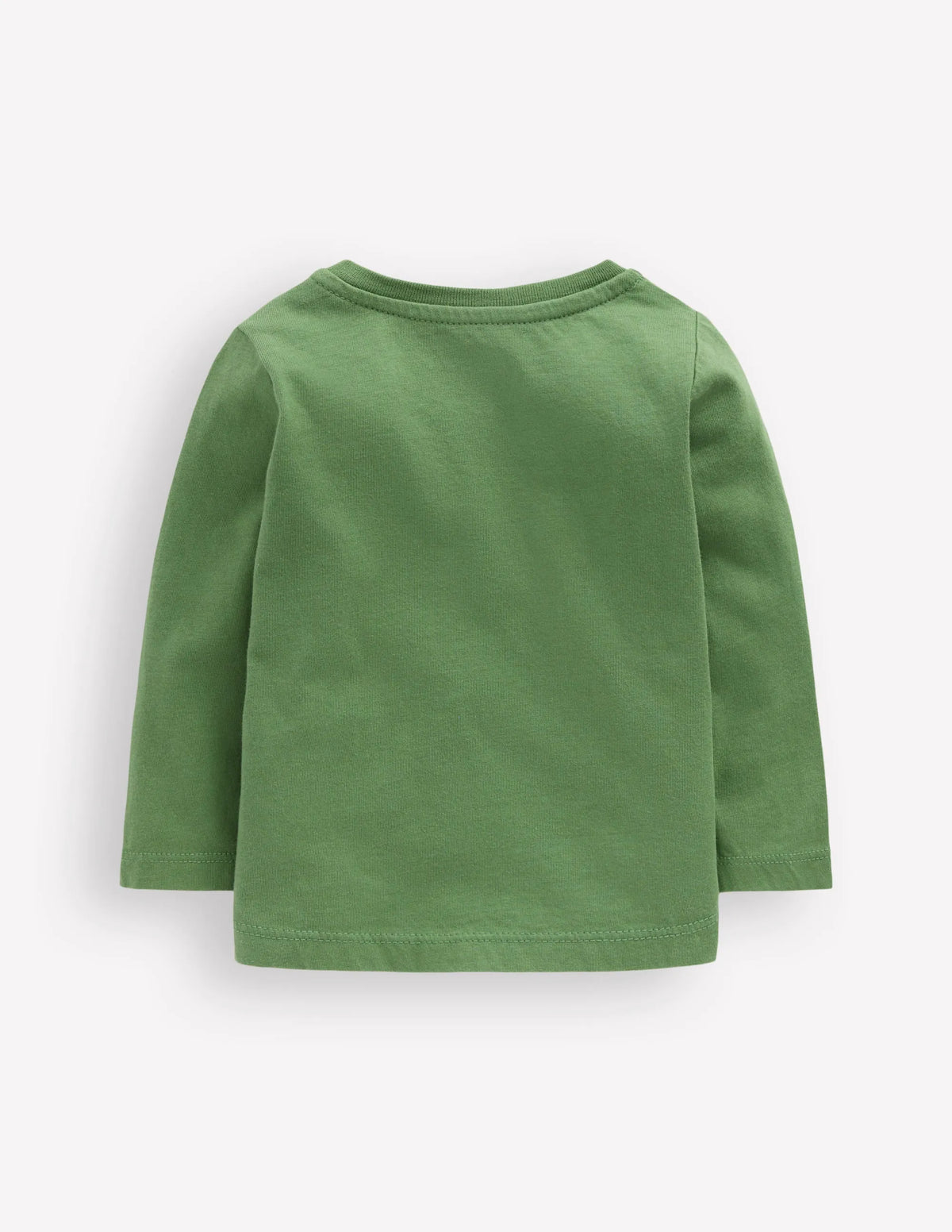 Long Sleeve Appliqué T-Shirt-Green Lift The Flap Transport