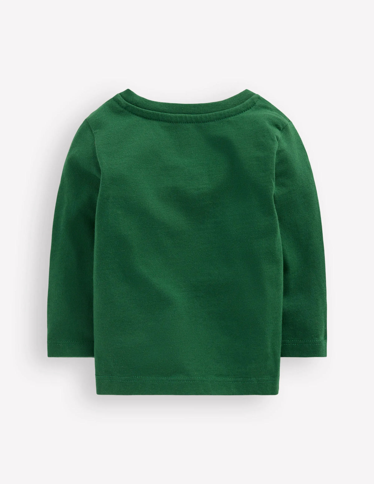 Long Sleeve Appliqué T-Shirt-Pine Green Nutcracker
