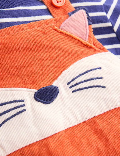 Novelty Dungaree Play Set-Koi Fox
