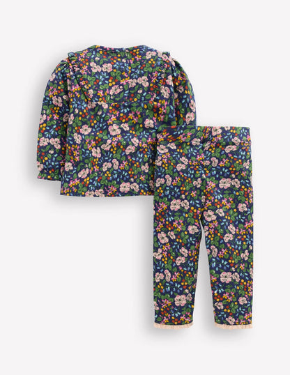 Jersey Co-ord Set-Twilight Berry Floral