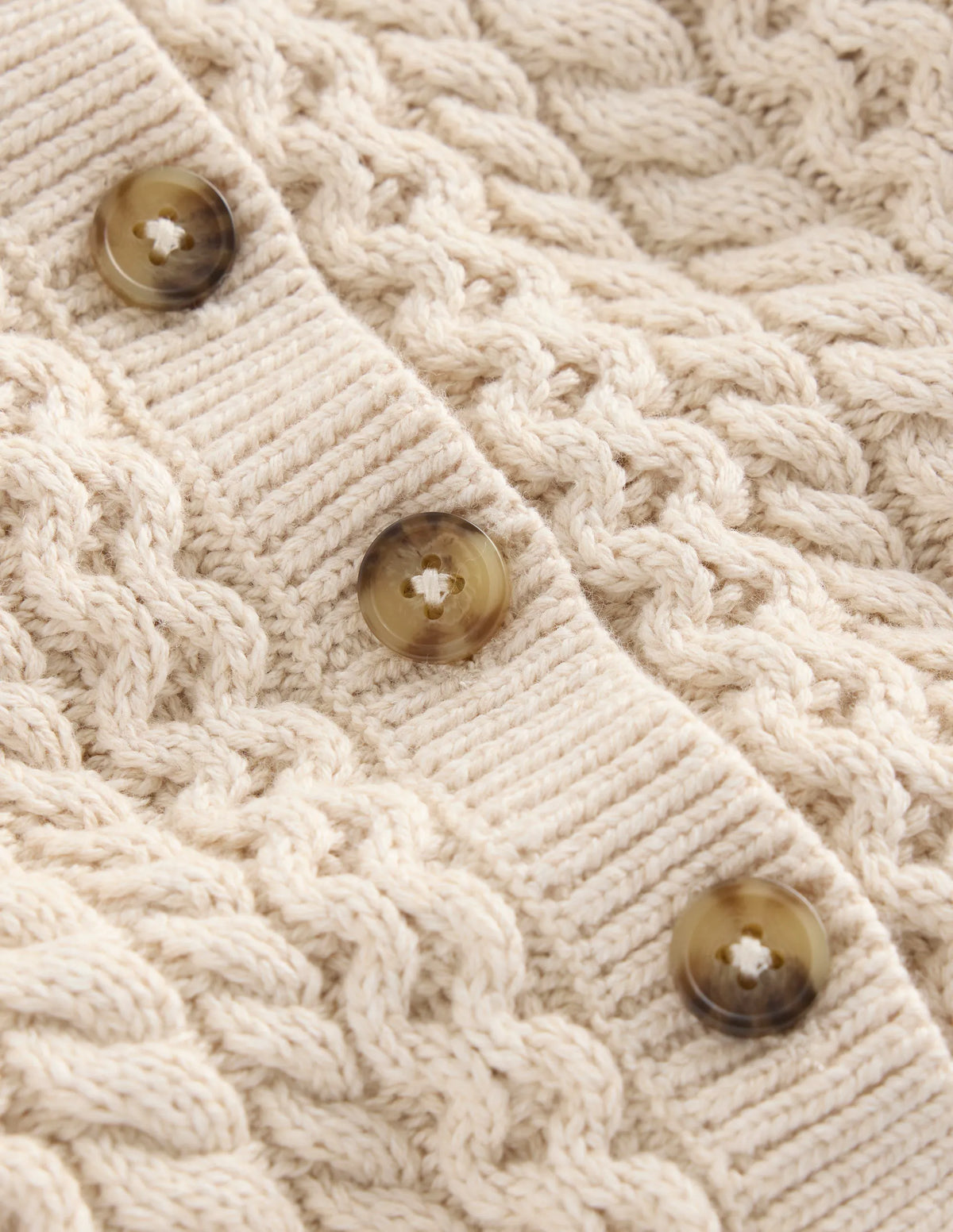 Cable Knitted Play Set-Oatmeal Marl